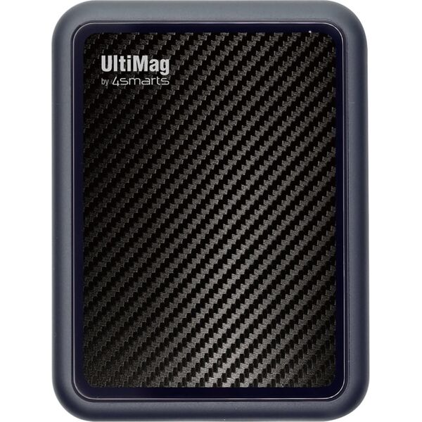 4smarts 4smarts UltiMag, 5000 mAh, Lithium Polymer (LiPo), Adaptive Fast Charging, Quick Charge 3.0, Wireless charging, Carbon