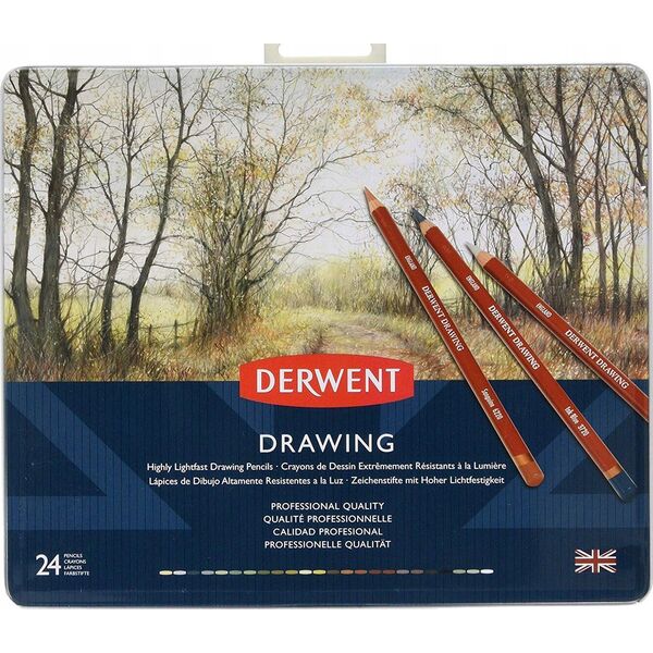 Derwent Derwent - Drawing pencils, 24 Tin /Arts and Crafts /Multi
