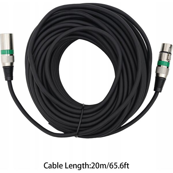 CABLE4ME przewód kabel DMX 3pin 20m do świateł