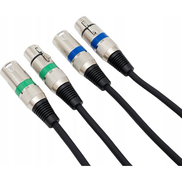 CABLE4ME przewód kabel DMX 3pin 20m do świateł