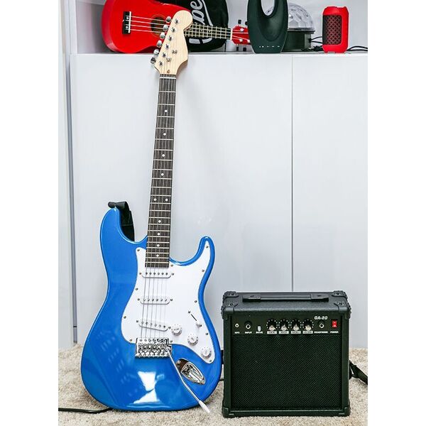 NN EG SET BLU zestaw gitarowy gitara elektryczna s