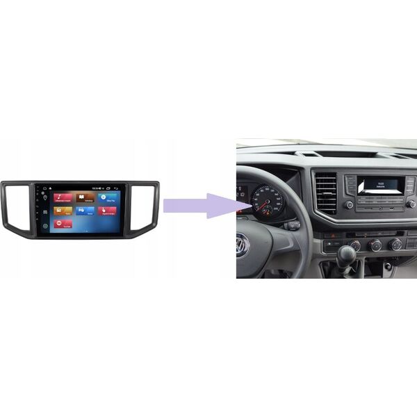 Radio samochodowe RADIO NAWIGACJA GPS VOLKSWAGEN CRAFTER 2016+ ANDROID