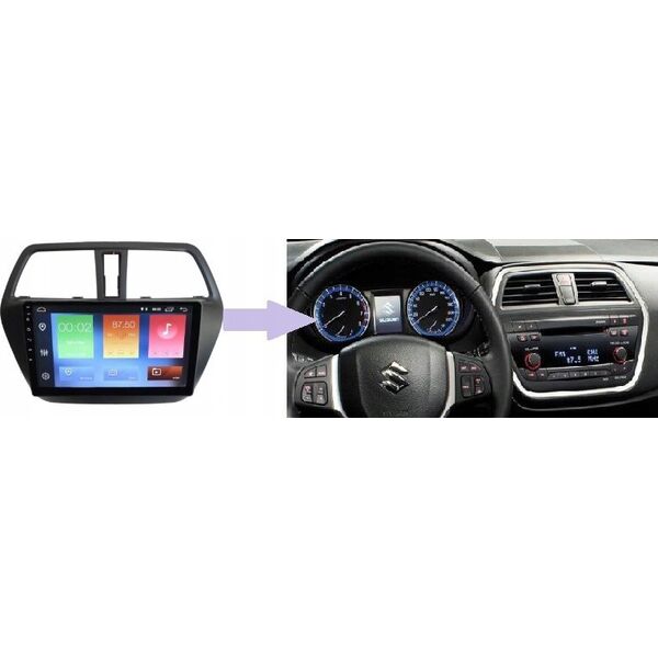 Radio samochodowe RADIO NAWIGACJA GPS SUZUKI SX4 S-CROSS 2013+ ANDROID