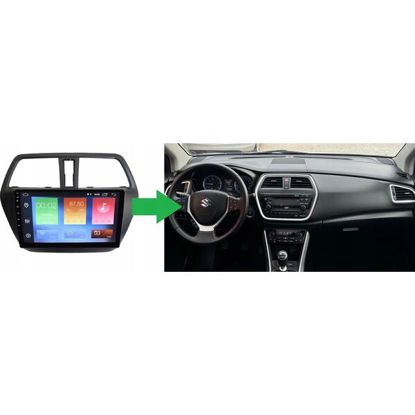 Radio samochodowe RADIO NAWIGACJA GPS SUZUKI SX4 S-CROSS 2013+ ANDROID