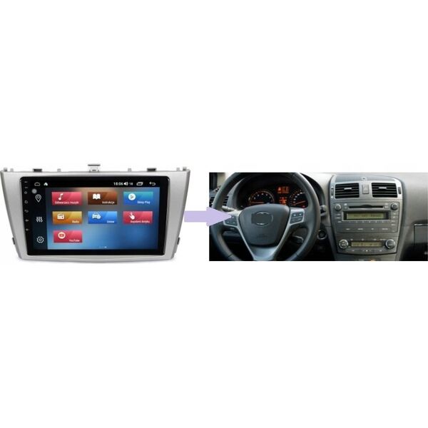 Radio samochodowe RADIO NAWIGACJA GPS TOYOTA AVENSIS T27 2008-2015