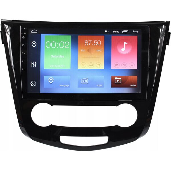 Radio samochodowe RADIO NAWIGACJA GPS NISSAN QASHQAI 2, X-TRAIL 2014+ ANDROID klima manualna