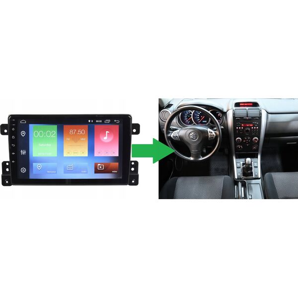 Radio samochodowe RADIO NAWIGACJA GPS SUZUKI VITARA 2005-14 ANDROID
