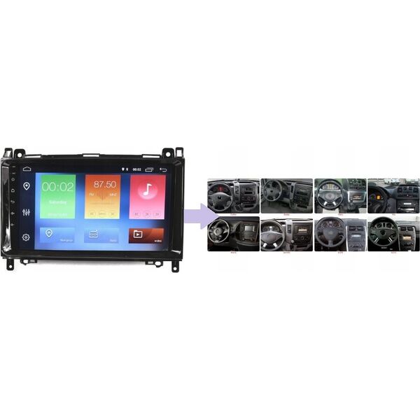 Radio samochodowe RADIO NAWIGACJA GPS MERCEDES W245, T245 A KLASA ANDROID