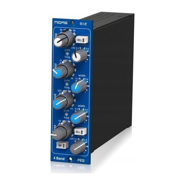 Midas PARAMETRIC EQUALISER 512 V2 Moduł korektora parametrycznego w formacie 500