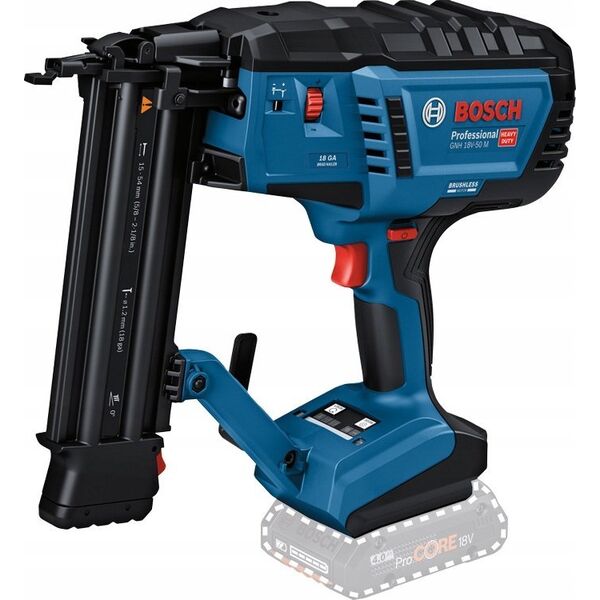 Zszywacz Bosch Bosch cordless wood nailer GNH 18V-50 M Professional solo, 18Volt (blue/black, without battery and charger)