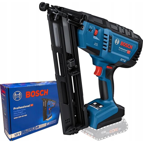 Zszywacz Bosch Bosch cordless wood nailer GNH 18V-64 MD Professional solo, 18Volt (blue/black, without battery and charger)