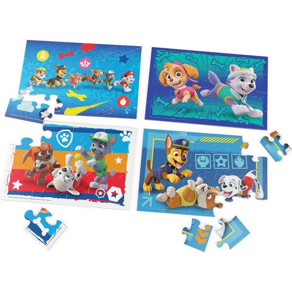 SPINMASTER GAMES SPINMASTER GAMES puzzle set Paw Patrol, 4 puzzles, 6066803
