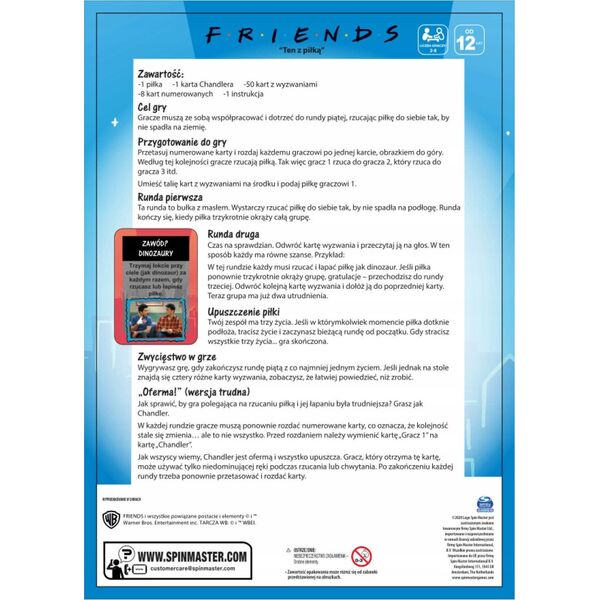 SPINMASTER GAMES SPINMASTER GAMES game Friends Ball,  (LT,LV,EE), 6053618