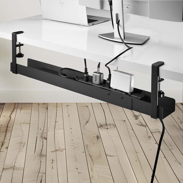 Organizer StarTech StarTech CALB-DESK-CABLE-TRAY organizator na kable Biurko Korytko kablowe Czarny 1 szt.