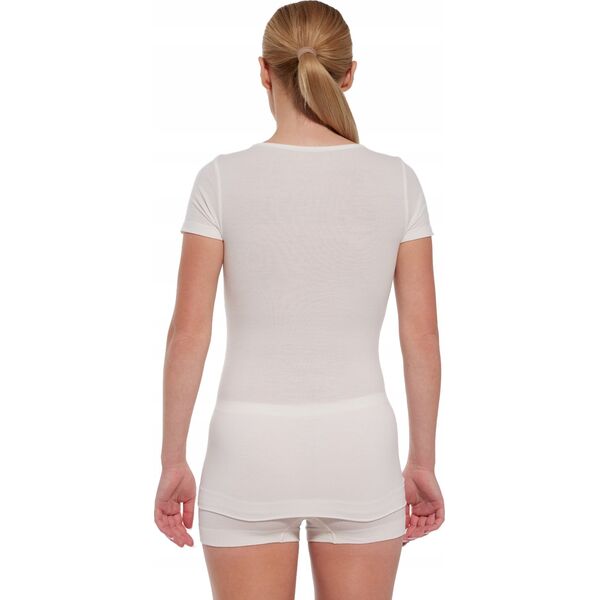 Brubeck SS1398W Koszulka damska z krótkim rękawem COMFORT MERINO kremowy L