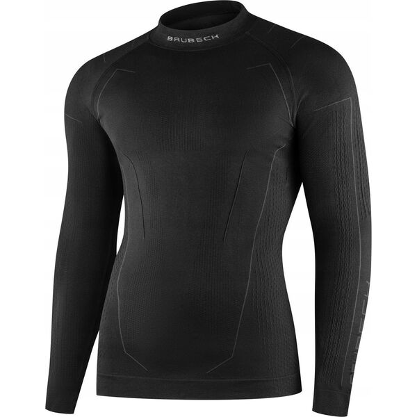 Brubeck LS1654M Bluza męska COOLER czarny S