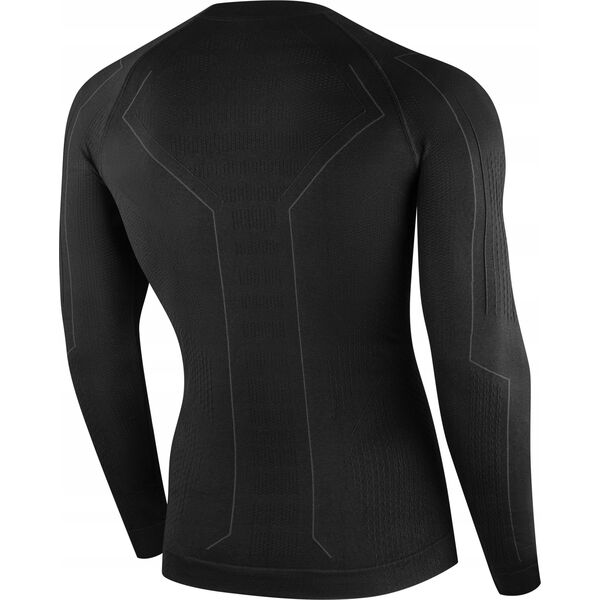 Brubeck LS1654M Bluza męska COOLER czarny L