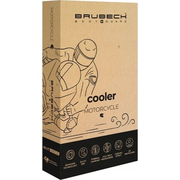 Brubeck LS1654M Bluza męska COOLER czarny L