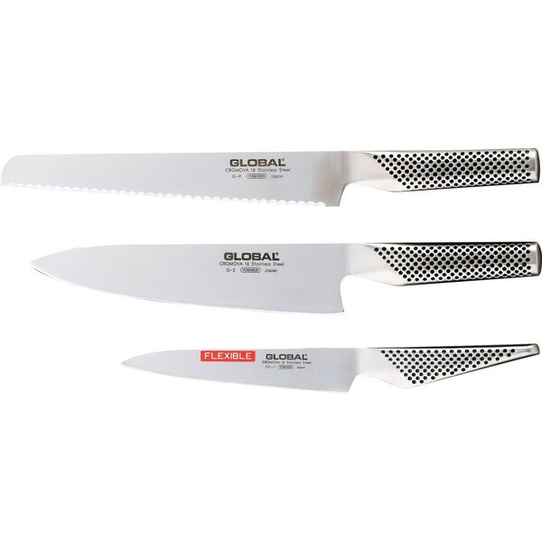 Global GLOBAL G-9211R Peilių rinkinys 3 vnt. (G-9, G-2, GS-11)