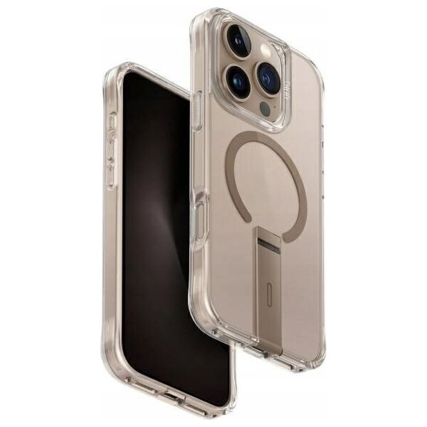 Uniq UNIQ case Eleva with Vertica Stand iPhone 16 Pro Max 6.9" gold/taupe gold