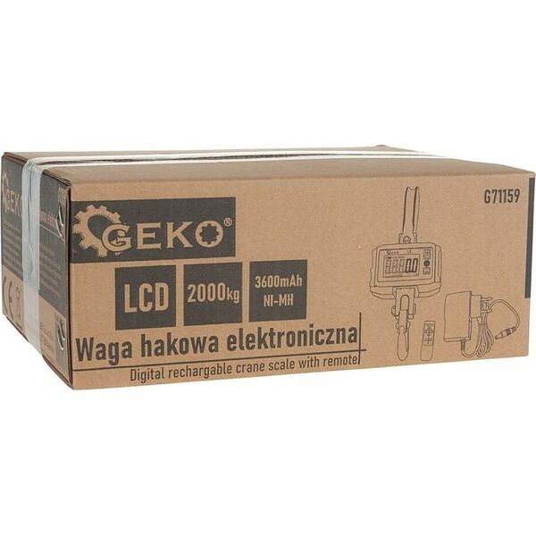Geko Waga hakowa magazynowa elektroniczna z pilotem 2000kg (5)