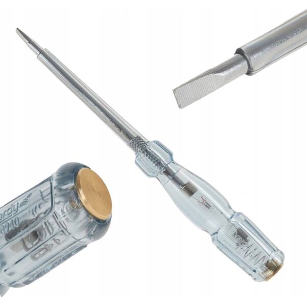 Tvardy Próbnik napięcia 182mm 100-250V - kartonik wystawowy (24/360)