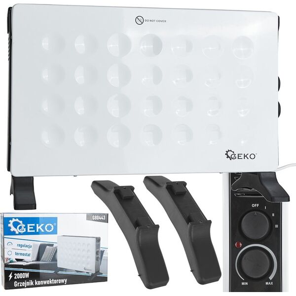Grzejnik Geko Grzejnik konwektorowy MODERN-ELEGANT 2kW (1)