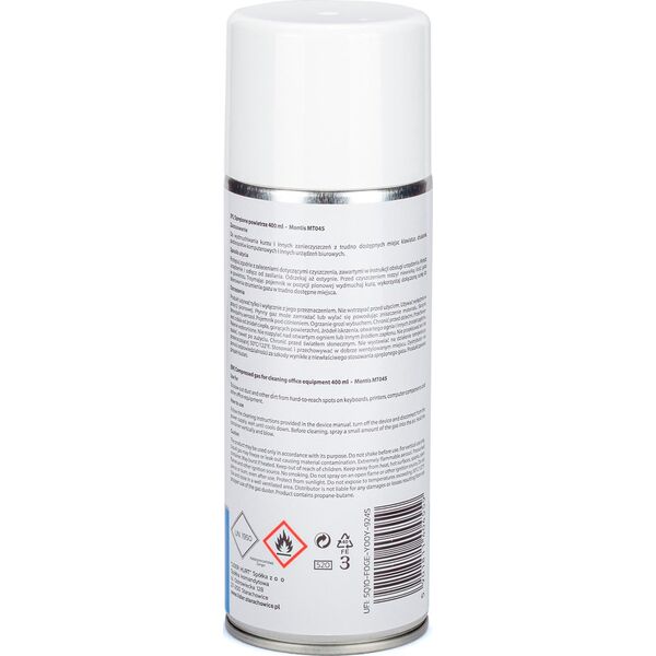 Inne Sprężone powietrze 400ml. Montis MT045