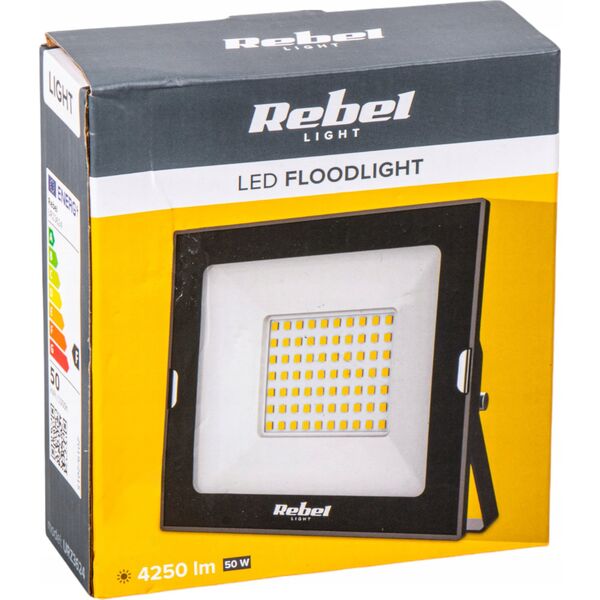 Naświetlacz Rebel Reflektor led 50W Rebel, 6500K, 230V