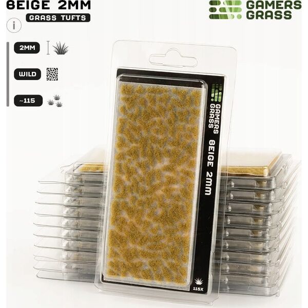 Gamers Grass Gamers Grass: Grass tufts - 2 mm - Beige Tufts (Wild)