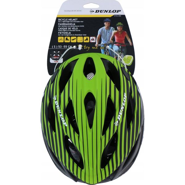 Dunlop KASK ROWEROWY REGULOWANY DUNLOP R.S ZIELONY