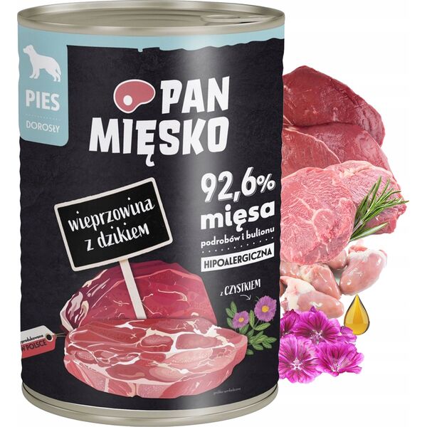 Pan Mięsko Wieprzowina z dzikiem 400g