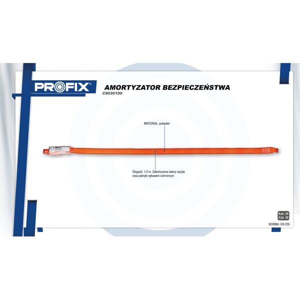 Climax AMORTYZATOR BEZP. CLIMAX MODEL 31-A, 1,5M, CE