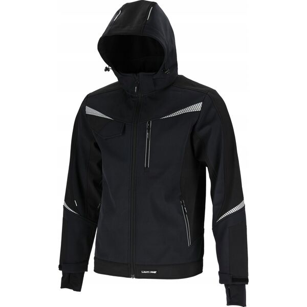Lahti Pro KURTKA SOFTSHELL Z KAPT. CZARNA, "XL", CE, LAHTI