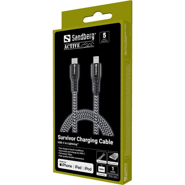 Kabel USB Sandberg Survivor USB-C