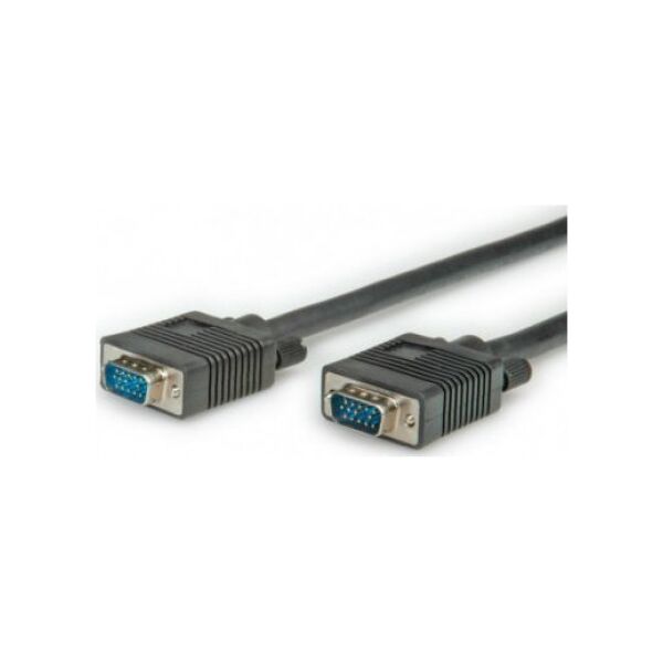 Kabel Secomp Kabel SVGA, HD15 M - HD15 M, czarny, 15 m