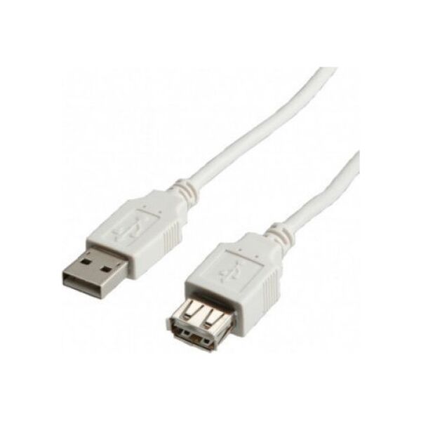 Kabel USB Secomp Kabel USB 2.0, typ A-A, M - F, 0.8m