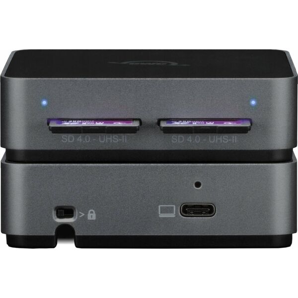 Czytnik OWC Atlas Dual SD Card Reader: USB-C Dual-Slot SDXC UHS-II Card Reader