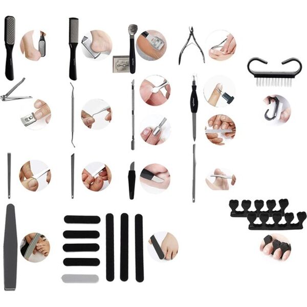 Soulima Zestaw do pedicure- 30el. Soulima 21447