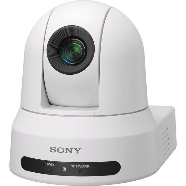 Kamera IP Sony Sony SRG-X120 - Konferenzkamera - PTZ - Turret - Farbe (Tag&Nacht) - 8,5 MP - 3840 x 2160 - motorbetrieben - 1700 TVL - Audio - HDMI, 3G-SDI - LAN - H.264, H.265 - DC 12 V / PoE Plus