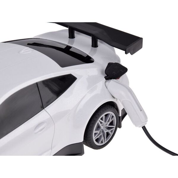 Jokomisiada Autko + stacja ładowania Samochód elektryczny kolorowe światła RC0687