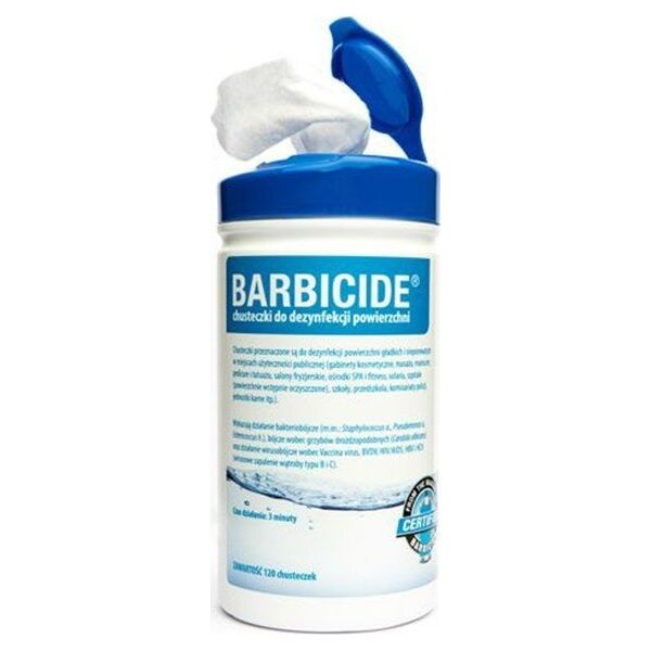 Activeshop Barbicide wipes chusteczki do dezynfekcji powierzchni 100 szt.