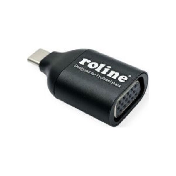 Adapter AV Roline ROLINE Display Adapter USB Type C - VGA
