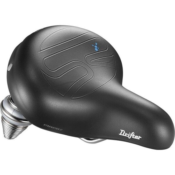 Selle Royal Siodło SELLEROYAL PREMIUM RELAXED 90st. DRIFTER SMALL STRENGTEX unisex żelowe + sprężyny czarne (NEW 2023)