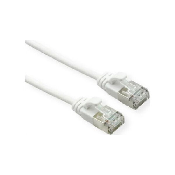 Roline ROLINE F/UTP DataCenter Patchkabel Cat.6A (Class EA), LSOH, extra dun, wit, 3 m
