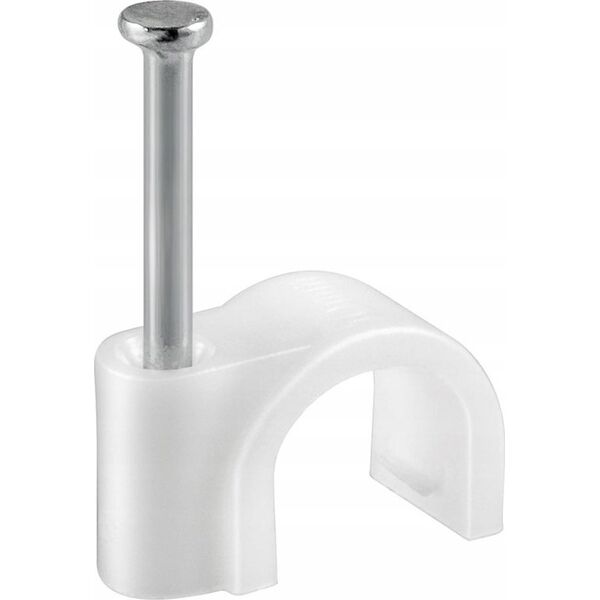 Organizer Goobay Obejma kablowa, biały - Wysokość 6.3 mm