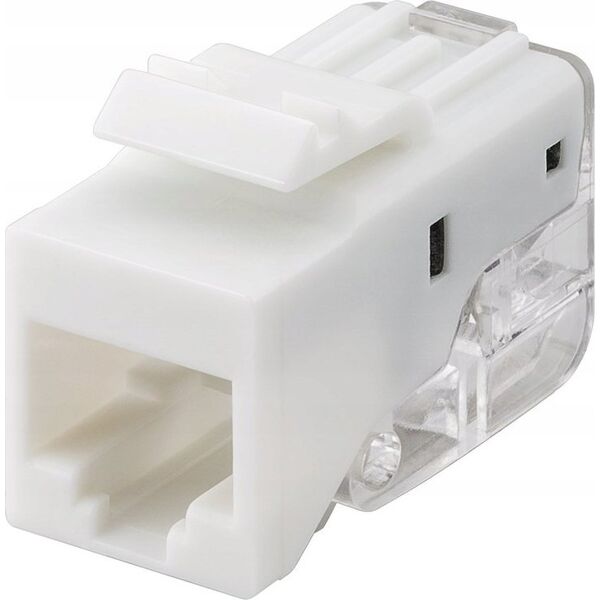Goobay CAT 5e gniazdo Keystone RJ45, UTP, 100 MHz
