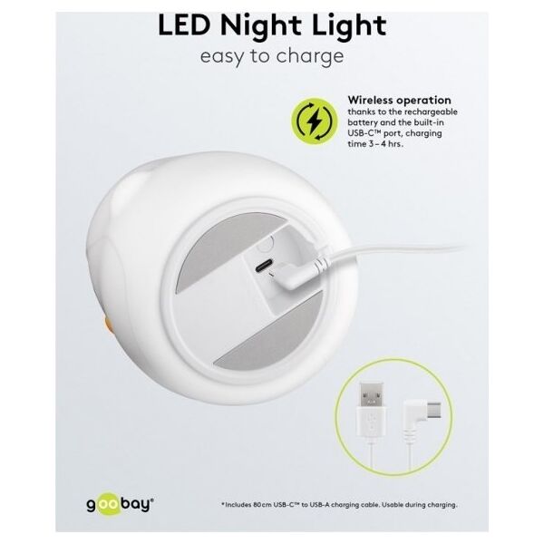 Goobay Lampka nocna LED "Pingwin"