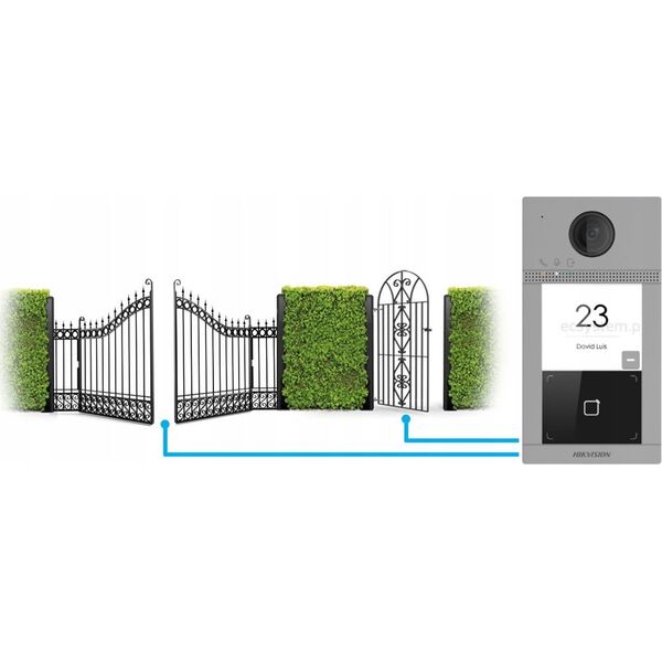 Hikvision ZESTAW WIDEODOMOFONOWY DS-KIS604-S(C) Hikvision