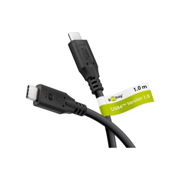 Kabel USB Goobay Kabel USB-C™, USB4™, 240 W, 40 Gbit/s, Power Delivery, 1 m